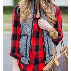 Herringbone vest